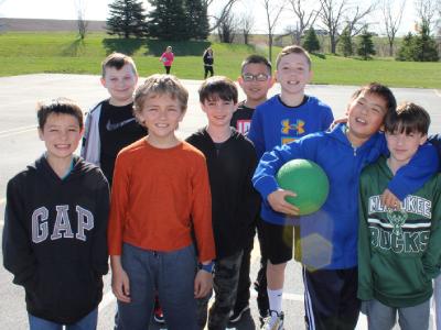 Kids outside